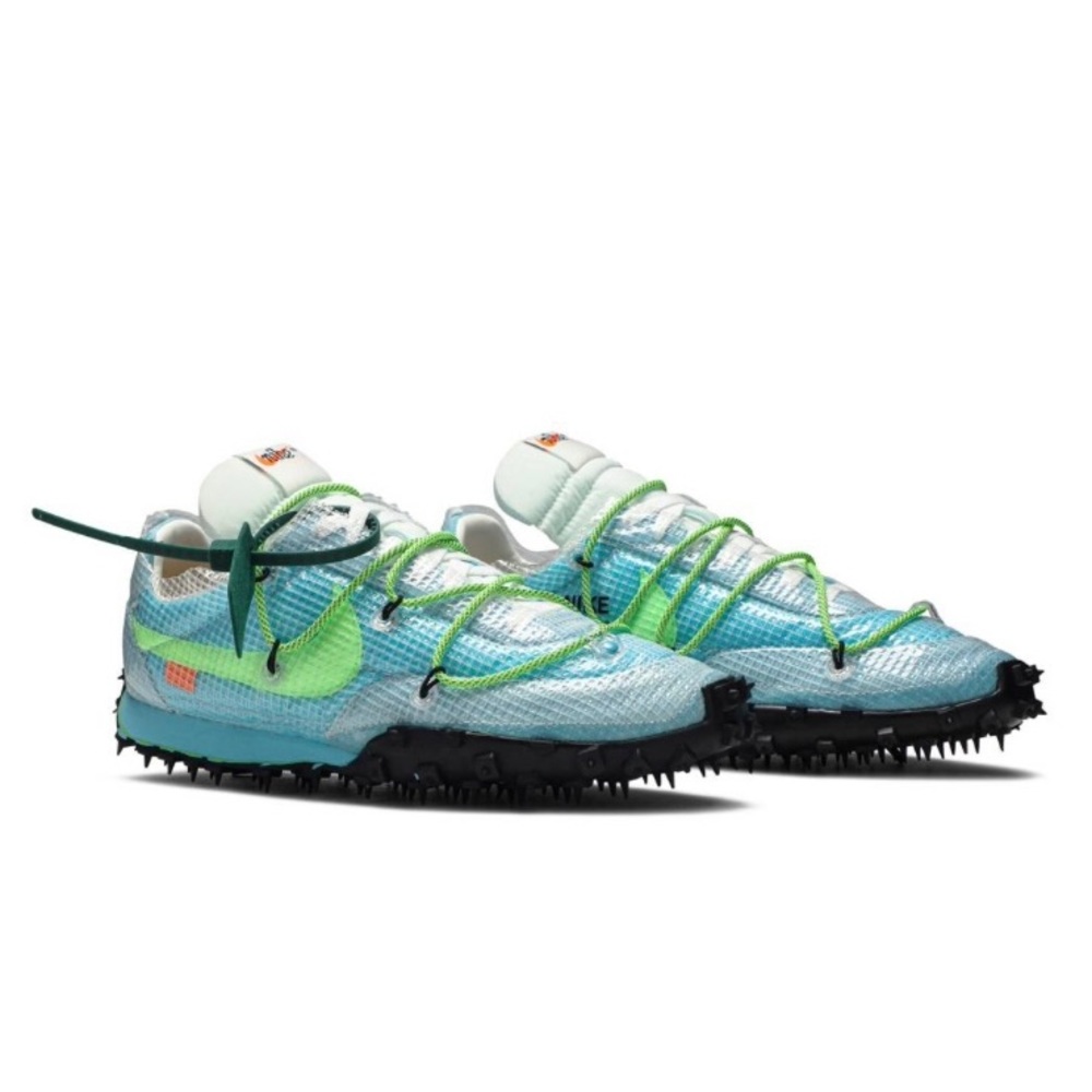 Off-White x Wmns Waffle Racer 'Vivid Sky'